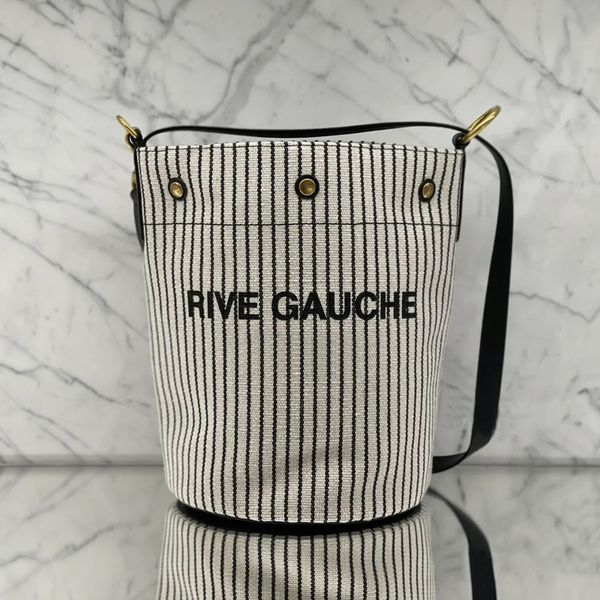 canvas bucket bag tote purse fashion shoulder bags women stripes letter rive gauche crossbody handbags removable leather strap clutch wallet
canvas bucket bag tote purse fashion shoulder bags women stripes letter rive gauche crossbody handbags removable leather strap clutch wallet
