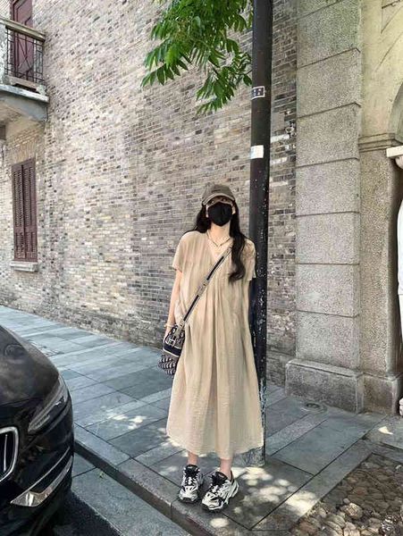 casual dresses summer texture lazy dress women's casual loose slim skirt uk5d, Black;gray
casual dresses summer texture lazy dress women's casual loose slim skirt uk5d, Black;gray