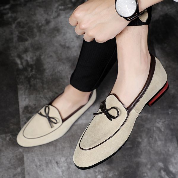 Men Elegant Loafers Solid Color Faux Suede Retro Small Bow Knot Slip-On Fashion Business Casual Wedding Party Daily Dress Shoes, Clear
Men Elegant Loafers Solid Color Faux Suede Retro Small Bow Knot Slip-On Fashion Business Casual Wedding Party Daily Dress Shoes, Clear