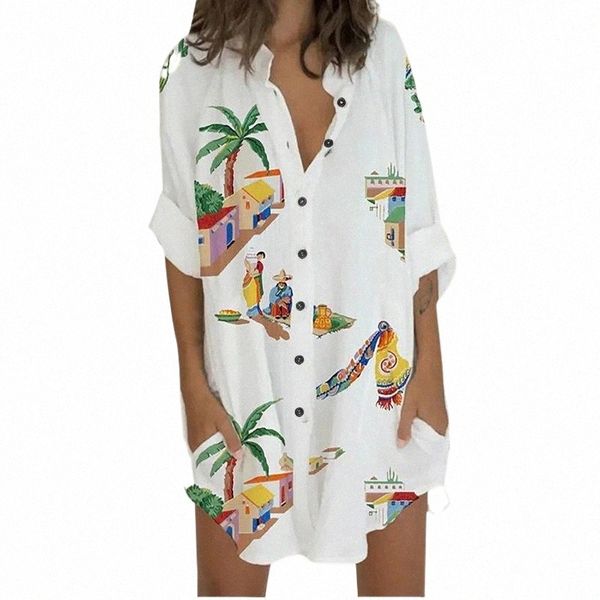 casual dresses spring autumn fashion palm tree print pleated dress cute loose bottons women shirt three-quarter sleeve vestidos q02g#, Black;gray
casual dresses spring autumn fashion palm tree print pleated dress cute loose bottons women shirt three-quarter sleeve vestidos q02g#, Black;gray