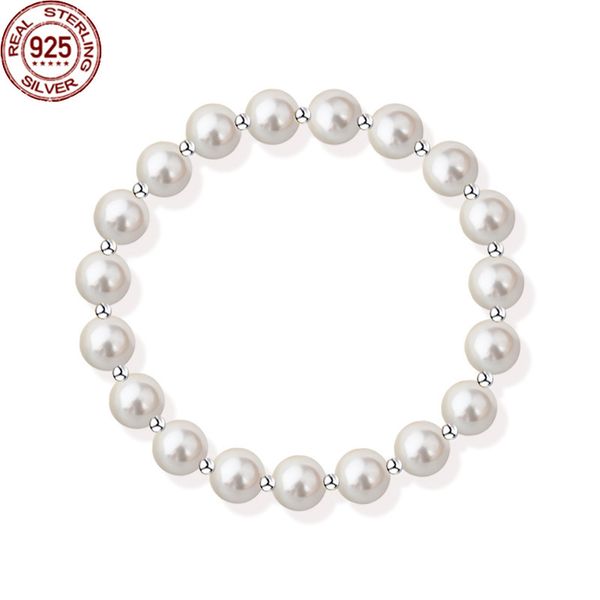2022 s925 silver chain shell pearl bracelet beaded strands chaowang red simple ins style hand adornment boudoir elastic bead jewelry for wom, Black
2022 s925 silver chain shell pearl bracelet beaded strands chaowang red simple ins style hand adornment boudoir elastic bead jewelry for wom, Black