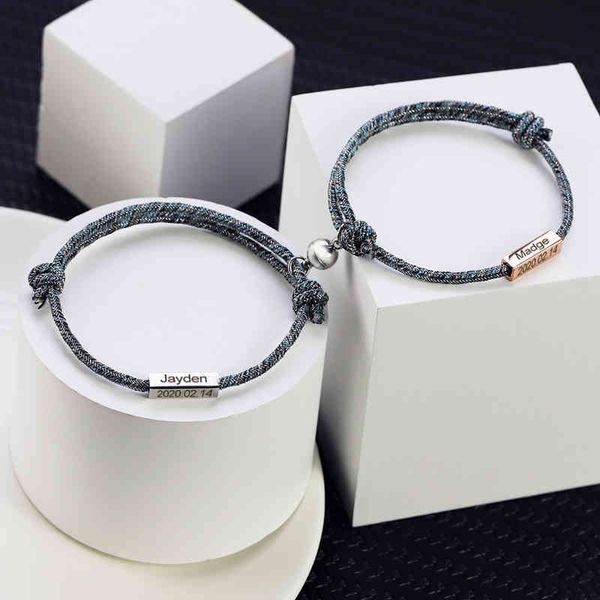 bangle designer personalized name couple magnetic attracts custom engraved initials date bracelets lettering women charm gifts jewelry, Black
bangle designer personalized name couple magnetic attracts custom engraved initials date bracelets lettering women charm gifts jewelry, Black