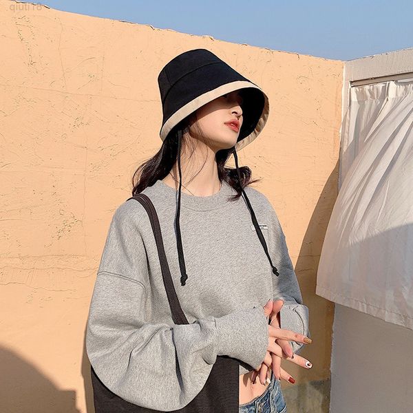 new sun hats women summer stitching color bucket hat female pure color panama fedoras outdoor fisherman hat visor basin cap y220818, Blue;gray
new sun hats women summer stitching color bucket hat female pure color panama fedoras outdoor fisherman hat visor basin cap y220818, Blue;gray