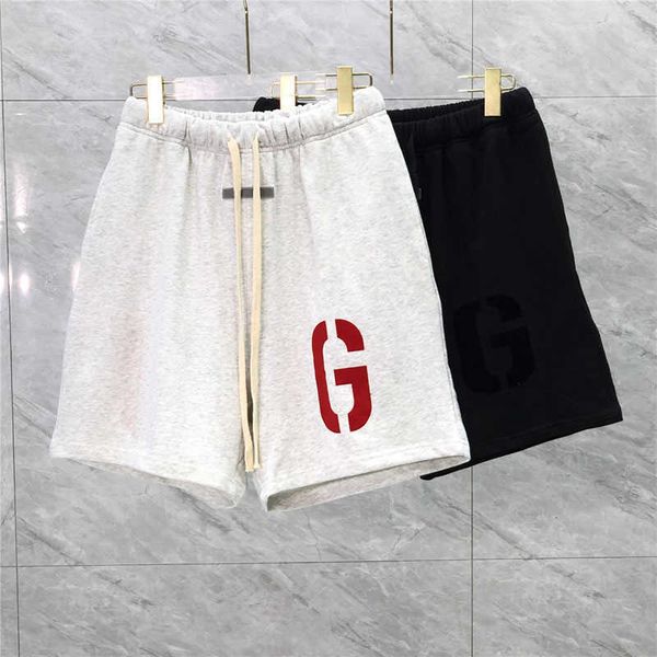 2022 summer europe usa flocking print shorts women men skateboard sweatshort cotton running middle pants jogging short, White;black
2022 summer europe usa flocking print shorts women men skateboard sweatshort cotton running middle pants jogging short, White;black