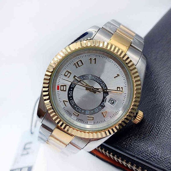 huiya06 2022 men watch 42mm sky dwell 2813 movement automatic mechanical watches 904l steel strap luminous waterproof wristwatches reloj de, Slivery;brown
huiya06 2022 men watch 42mm sky dwell 2813 movement automatic mechanical watches 904l steel strap luminous waterproof wristwatches reloj de, Slivery;brown