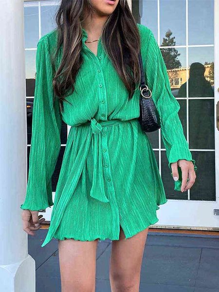 2022 women elegant single breasted with belt shirt dress female fashion casual long sleeve mini dresses summer vacation clothes t220816, Black;gray
2022 women elegant single breasted with belt shirt dress female fashion casual long sleeve mini dresses summer vacation clothes t220816, Black;gray