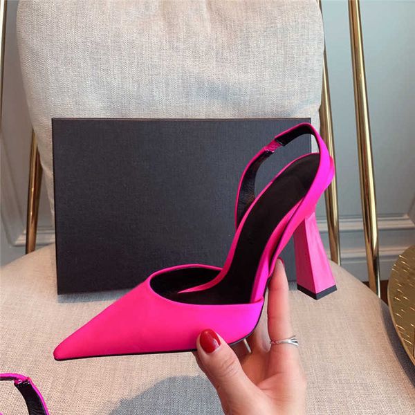 casual designer summer women sandals shoes pink satin genuine leather pointy toe high heels slingback sandals sandalias zapatos mujer, Black
casual designer summer women sandals shoes pink satin genuine leather pointy toe high heels slingback sandals sandalias zapatos mujer, Black