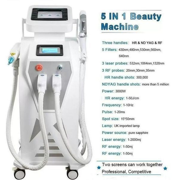 directly effect powerful 3000w machine new double screen 4in1 ipl elight hair removal laser 5 filter opt tattoo/ acne/pigment/wrinkle/vascul, Black
directly effect powerful 3000w machine new double screen 4in1 ipl elight hair removal laser 5 filter opt tattoo/ acne/pigment/wrinkle/vascul, Black