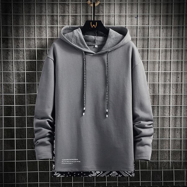 2022 men's hoodies fake two pieces casual sweatshirt spring autumn pullovers hoodie sports men hooded sweatshirt oversized y220818, Black
2022 men's hoodies fake two pieces casual sweatshirt spring autumn pullovers hoodie sports men hooded sweatshirt oversized y220818, Black