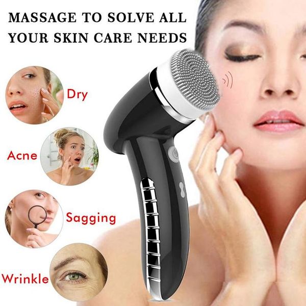 4 in 1 facial cleansing brush sonic vibration mini face cleaner silicone deep pore cleaning electric face massage
4 in 1 facial cleansing brush sonic vibration mini face cleaner silicone deep pore cleaning electric face massage