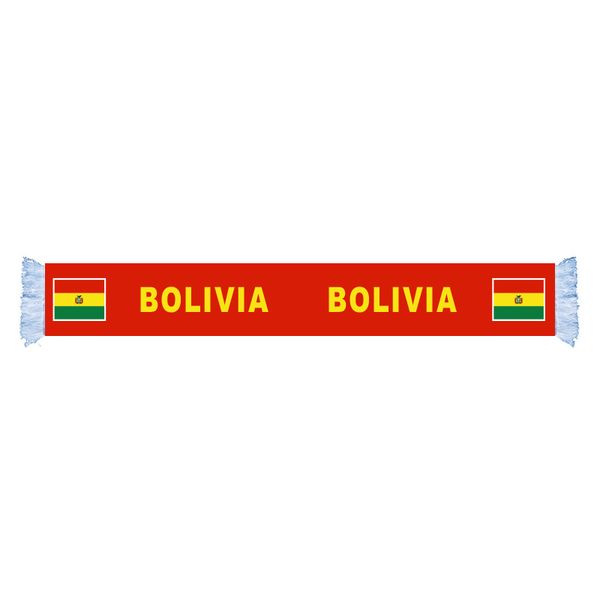 bolivia factory supply good price polyester satin flag scarf country nation football games fans scarf also can be customized
bolivia factory supply good price polyester satin flag scarf country nation football games fans scarf also can be customized