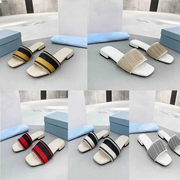 designer woman embroidered fabric slides leather patent slippers quilted fashion mules womens home flip flops casual sandals summer low, Black
designer woman embroidered fabric slides leather patent slippers quilted fashion mules womens home flip flops casual sandals summer low, Black
