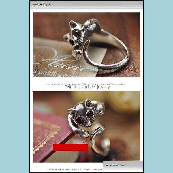 band rings for women mens gold adjustable kitten cat animal crystal sier plated alloy drop delivery 2021 jewelry bdejewelry dhdgw, Silver
band rings for women mens gold adjustable kitten cat animal crystal sier plated alloy drop delivery 2021 jewelry bdejewelry dhdgw, Silver