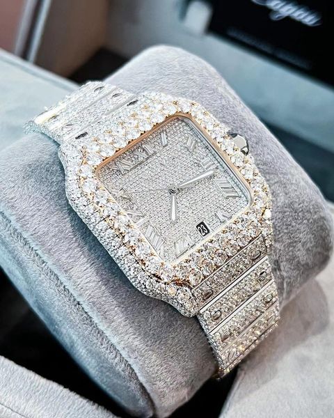 mens luxury watches automatic moissanite iced watch for men movement womens watch men's montre homme diamond watchs wristwatches montre, Slivery;brown
mens luxury watches automatic moissanite iced watch for men movement womens watch men's montre homme diamond watchs wristwatches montre, Slivery;brown