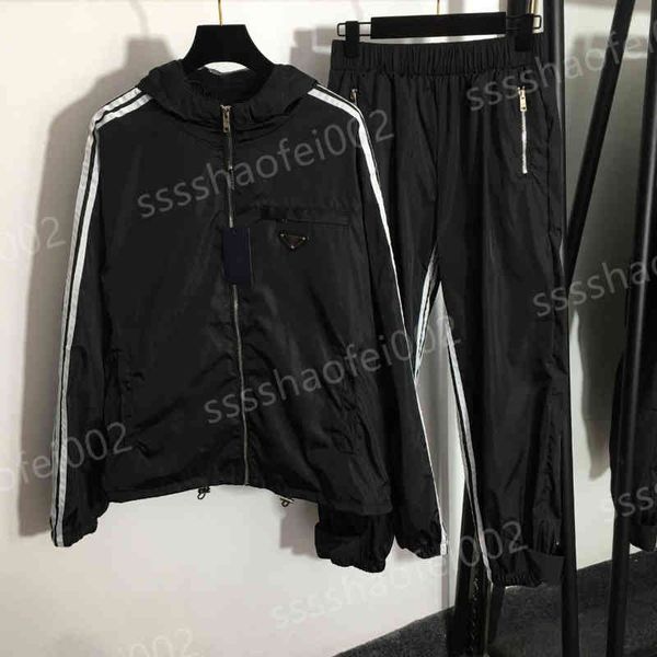 women two piece pants pd luxurious designer tracksuits hooded trench coat zip trench coat jacket trousers 2 piece sets designers female appa, White
women two piece pants pd luxurious designer tracksuits hooded trench coat zip trench coat jacket trousers 2 piece sets designers female appa, White