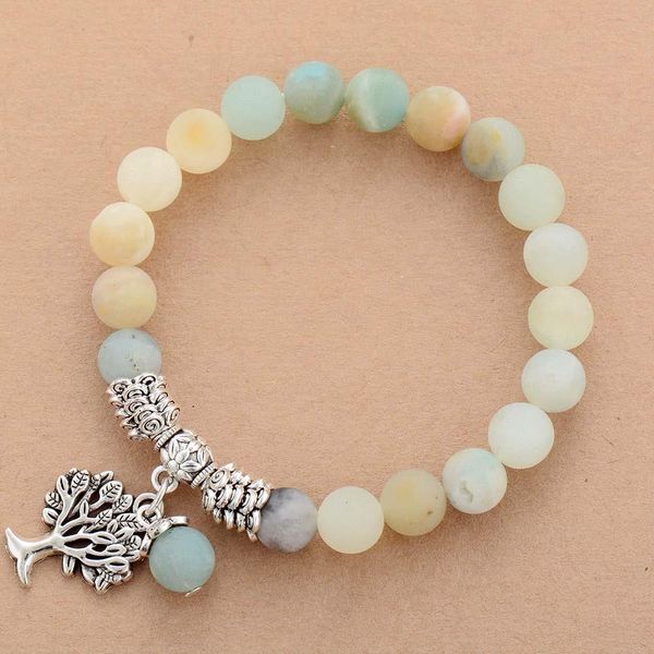 womens cham bracelets matte strand amazonite tree pendant bracelet natural stone fancy bead jewelry dropship, Black
womens cham bracelets matte strand amazonite tree pendant bracelet natural stone fancy bead jewelry dropship, Black