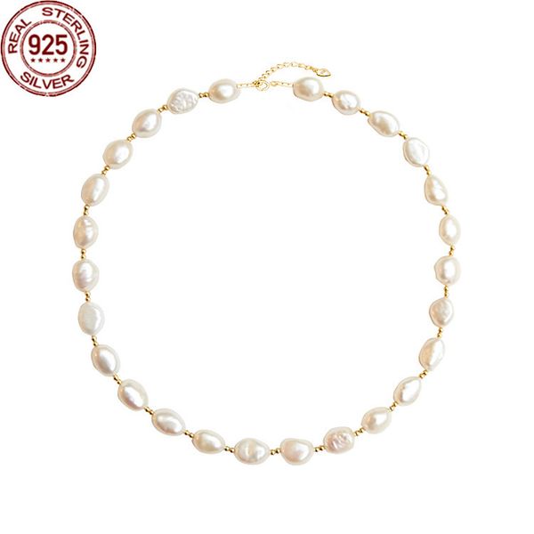 new arrival s925 silver beaded necklaces baroque style i pearl net red versatile simple collarbone chain jewelry bracelet female
new arrival s925 silver beaded necklaces baroque style i pearl net red versatile simple collarbone chain jewelry bracelet female