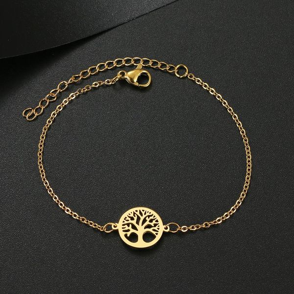 stainless steel bracelets exquisite strands fortune tree fashion chain charm bracelet for women jewelry party wedding friends, Black
stainless steel bracelets exquisite strands fortune tree fashion chain charm bracelet for women jewelry party wedding friends, Black