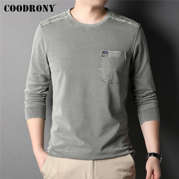 coodrony brand long sleeve t-shirt men clothing real pocket cotton t shirts autumn winter arrivals casual o-neck z5103, White;black
coodrony brand long sleeve t-shirt men clothing real pocket cotton t shirts autumn winter arrivals casual o-neck z5103, White;black