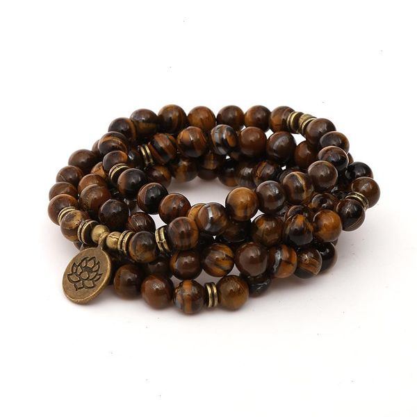8mm tiger eye stone beads strand charm chakra bracelet or necklace yoga lotus om 108 mala for men women, Black
8mm tiger eye stone beads strand charm chakra bracelet or necklace yoga lotus om 108 mala for men women, Black