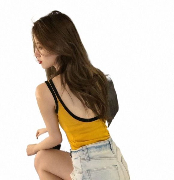 women's tanks & camis summer korean chic slim tank basis solid color sleeveless vest splice backless sling inner bottoming shirt 993e#, White
women's tanks & camis summer korean chic slim tank basis solid color sleeveless vest splice backless sling inner bottoming shirt 993e#, White