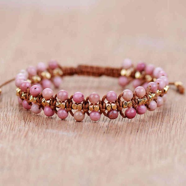 bangle designer unique rhodonite gold beads wrap s wholesale handmade bohemia weaving bracelet birthday gift boho jewelry dropship, Black
bangle designer unique rhodonite gold beads wrap s wholesale handmade bohemia weaving bracelet birthday gift boho jewelry dropship, Black