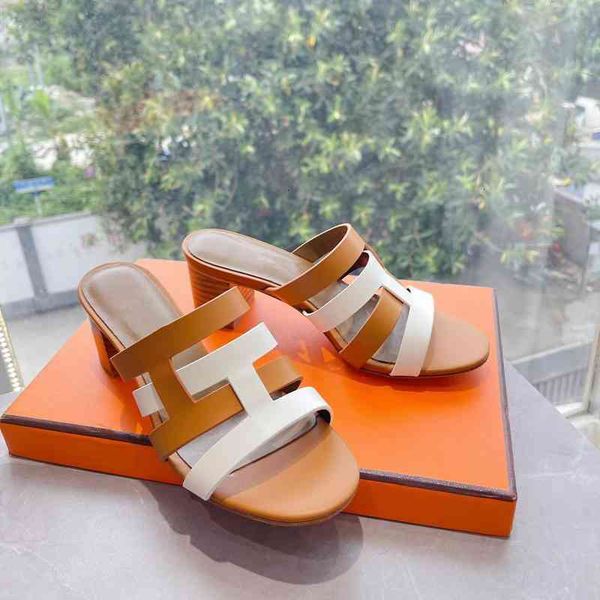 women's leather slippers slippers open end high heels mixed colors summer series, Black
women's leather slippers slippers open end high heels mixed colors summer series, Black