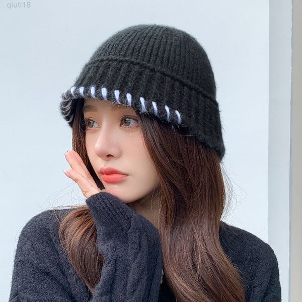 fashion solid color wool knitted bucket hat female girl autumn winter thick warm fishermen hats lady casual portable panama caps y220818, Blue;gray
fashion solid color wool knitted bucket hat female girl autumn winter thick warm fishermen hats lady casual portable panama caps y220818, Blue;gray