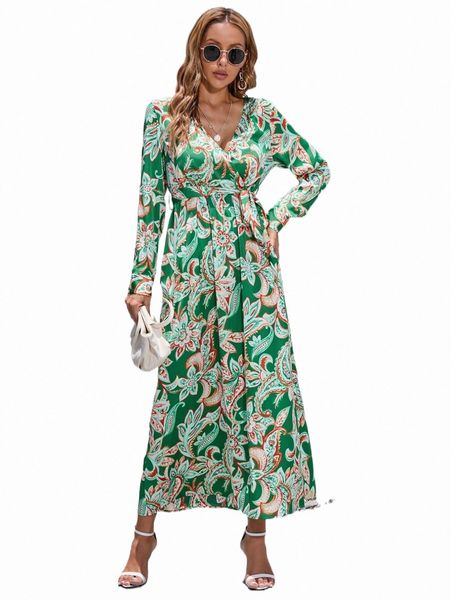 floral print belted dress y9il#, Black;gray
floral print belted dress y9il#, Black;gray