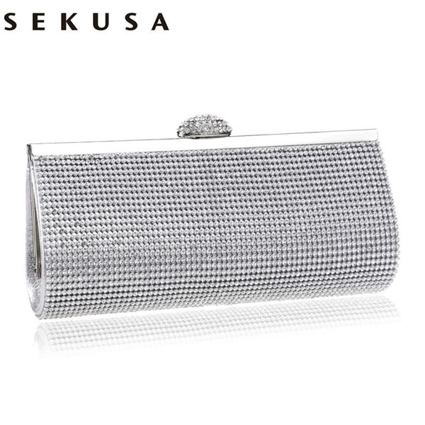 sekusa rhinestones women evening bags with chain shoulder handbags silver/gold/black messenger small purse day clutches bag 220818
sekusa rhinestones women evening bags with chain shoulder handbags silver/gold/black messenger small purse day clutches bag 220818