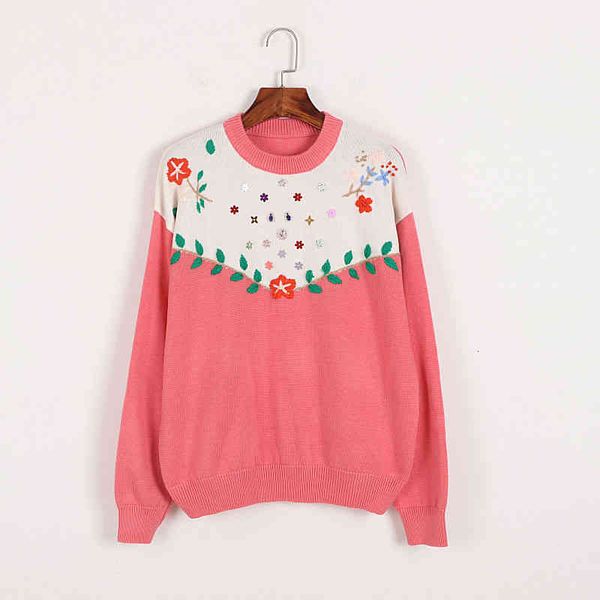 women's sweaters hand hook flowers leaves round neck sweater early autumn winter women's color sequin diamond thin sleeve c6cw, White;black
women's sweaters hand hook flowers leaves round neck sweater early autumn winter women's color sequin diamond thin sleeve c6cw, White;black