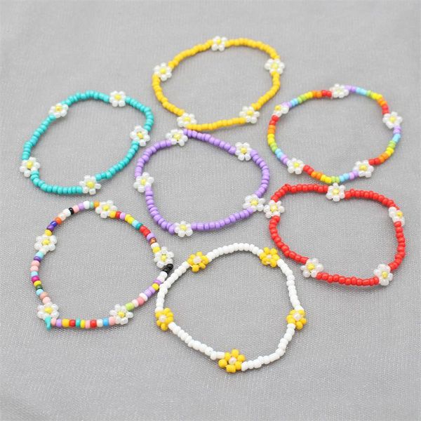 cute daisy flower strands beaded bracelet for women fashion bohemian colorful lovely charm stretch bangle party jewelry wholesale, Black
cute daisy flower strands beaded bracelet for women fashion bohemian colorful lovely charm stretch bangle party jewelry wholesale, Black