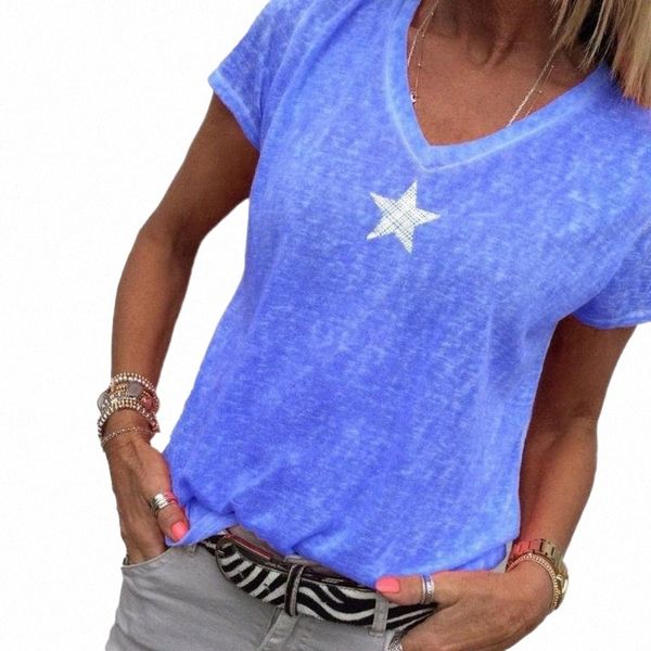 fashion women t shirt five-pointed star tshirt short sleeve y2k casual summer shirts v-neck female tee women's t-shirt d8vn#, White
fashion women t shirt five-pointed star tshirt short sleeve y2k casual summer shirts v-neck female tee women's t-shirt d8vn#, White