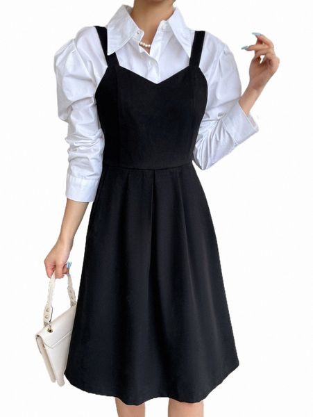 dazy solid pleated hem cami dress without blouse 15ph#, Black;gray
dazy solid pleated hem cami dress without blouse 15ph#, Black;gray