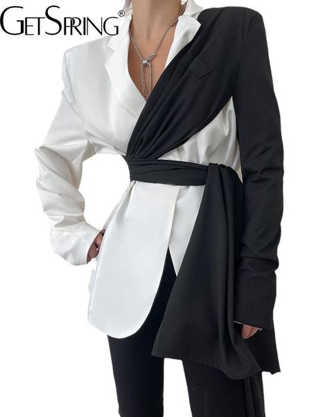 yuerwang women blazer long black asymmetry bandage blazers and jackets fashion irrregular bandage suit coats match all 220818, Black;brown
yuerwang women blazer long black asymmetry bandage blazers and jackets fashion irrregular bandage suit coats match all 220818, Black;brown
