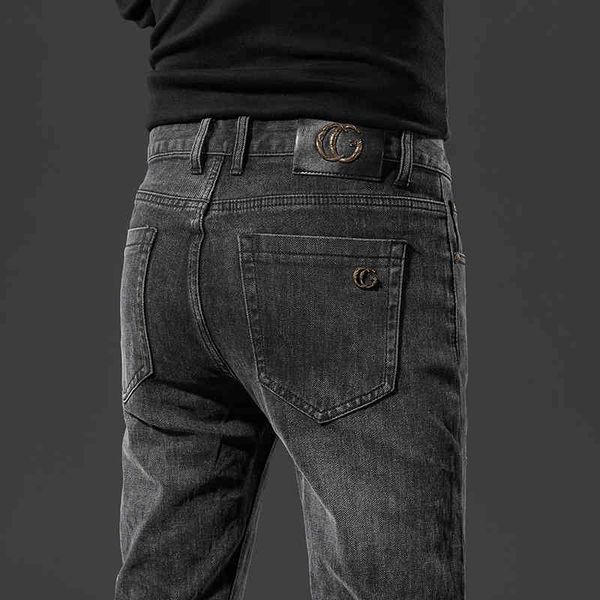 men's jeans hong kong fashion brand double g jeans men's slim leggings autumn and winter korean versatile casual pants 86zs, Blue
men's jeans hong kong fashion brand double g jeans men's slim leggings autumn and winter korean versatile casual pants 86zs, Blue