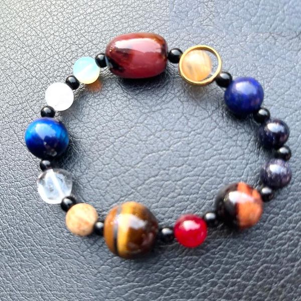 universe galaxy star strands bracelet 8 planets astronomical solar system tiger eye gem stone for men or women healing jewelry, Black
universe galaxy star strands bracelet 8 planets astronomical solar system tiger eye gem stone for men or women healing jewelry, Black