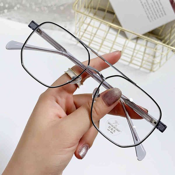 sunglasses metal plate double beam frame male and female large flat light myopia glasses anti blue 549 wuu9, White;black
sunglasses metal plate double beam frame male and female large flat light myopia glasses anti blue 549 wuu9, White;black