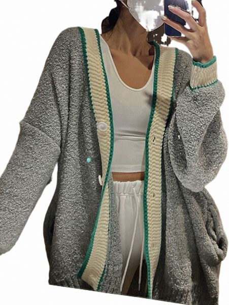dazy contrast trim drop shoulder slant pockets oversized cardigan g81n#, White;black
dazy contrast trim drop shoulder slant pockets oversized cardigan g81n#, White;black