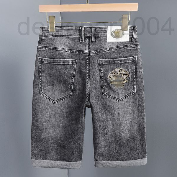 men's jeans designer summer casual jeans men's small foot slim cotton elastic shorts korean embroidered medusa pants capris kxxj, Blue
men's jeans designer summer casual jeans men's small foot slim cotton elastic shorts korean embroidered medusa pants capris kxxj, Blue