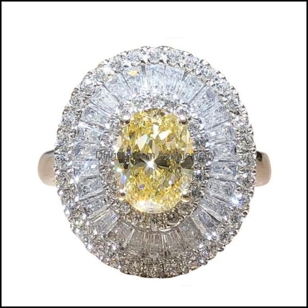 with side stones crystals rings sier for women wedding luxury jewelery drop delivery 2021 jewelry bdejewelry dh4e9, Silver
with side stones crystals rings sier for women wedding luxury jewelery drop delivery 2021 jewelry bdejewelry dh4e9, Silver