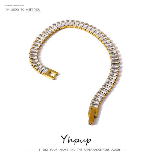 bangle designer yhpup delicate bling cubic zirconia bracelet statement stainless steel metal chain fashion jewelry gift, Black
bangle designer yhpup delicate bling cubic zirconia bracelet statement stainless steel metal chain fashion jewelry gift, Black