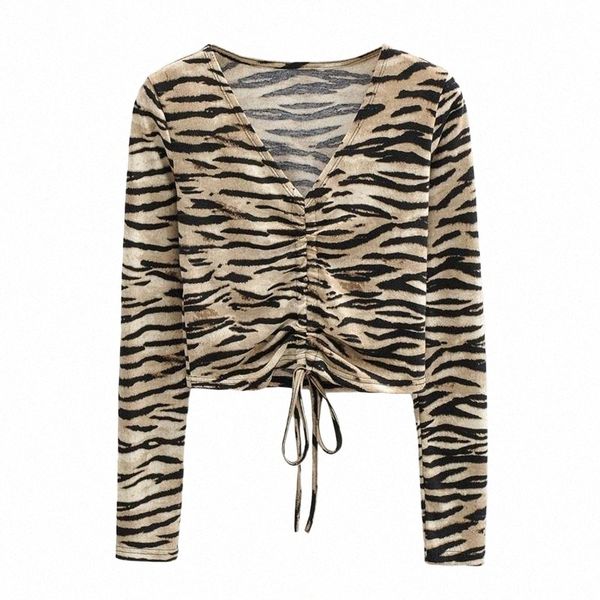 women's t-shirt xuxi women zebra print drawstring v-neck short navel fashion long sleeve t shirt spring 2021 e1737 w248#, White
women's t-shirt xuxi women zebra print drawstring v-neck short navel fashion long sleeve t shirt spring 2021 e1737 w248#, White