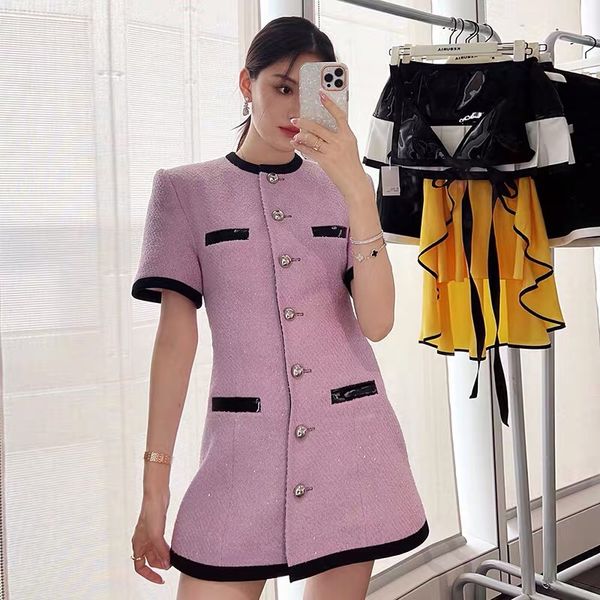 balm2022 new women's autumn/winter dinner dress ladies classic designer high-end fashion spring tweed dress birthday gift valentine, White;black
balm2022 new women's autumn/winter dinner dress ladies classic designer high-end fashion spring tweed dress birthday gift valentine, White;black