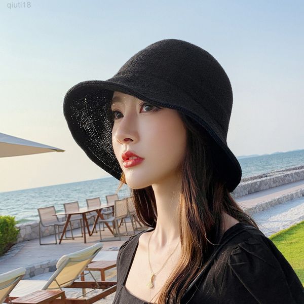 brand new summer straw hat women fashion travel panama female trend bucket hat lady sunshade breathable sun caps y220818, Blue;gray
brand new summer straw hat women fashion travel panama female trend bucket hat lady sunshade breathable sun caps y220818, Blue;gray