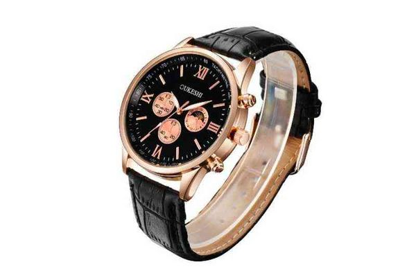 huiya06 new fashion sports and leisure business men's leather belt roman waterproof quartz watch, Slivery;brown
huiya06 new fashion sports and leisure business men's leather belt roman waterproof quartz watch, Slivery;brown