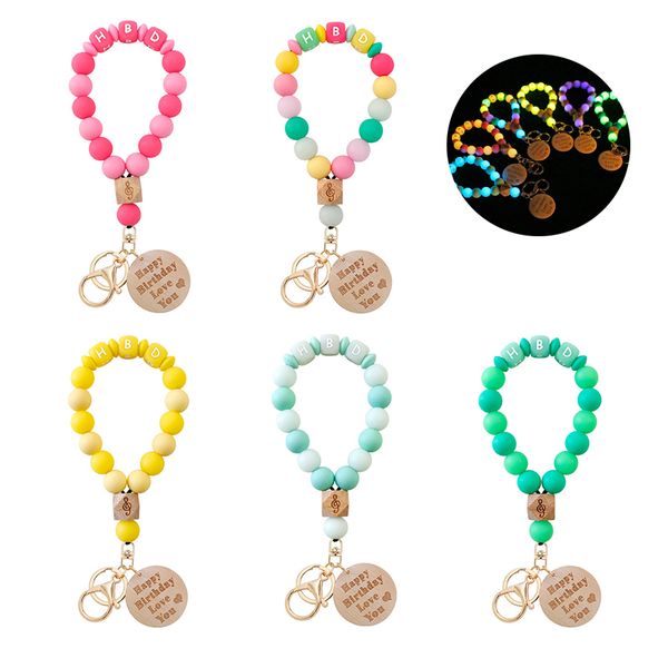 halloween carnival luminous keychains diy silicone beaded keychain wrist bracelet keyring birthday party gifts key chain, Silver
halloween carnival luminous keychains diy silicone beaded keychain wrist bracelet keyring birthday party gifts key chain, Silver