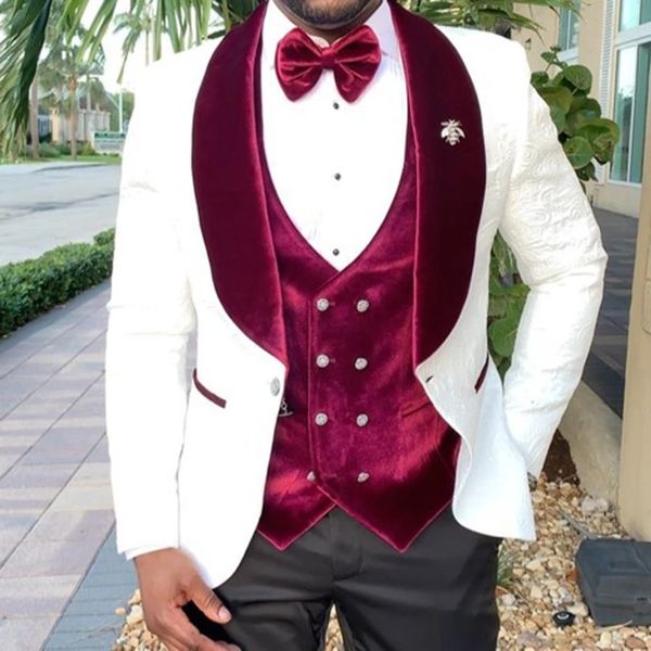 custom made men suits white green black groom tuxedos shawl lapel groomsmen 3 pieces set jacket pants vest bow, Black;gray
custom made men suits white green black groom tuxedos shawl lapel groomsmen 3 pieces set jacket pants vest bow, Black;gray