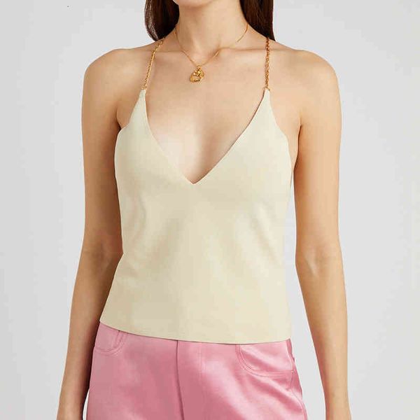 women's knits tees minority design knitted suspender vest female spring summer v-neck metal chain slim back ddgz, White
women's knits tees minority design knitted suspender vest female spring summer v-neck metal chain slim back ddgz, White