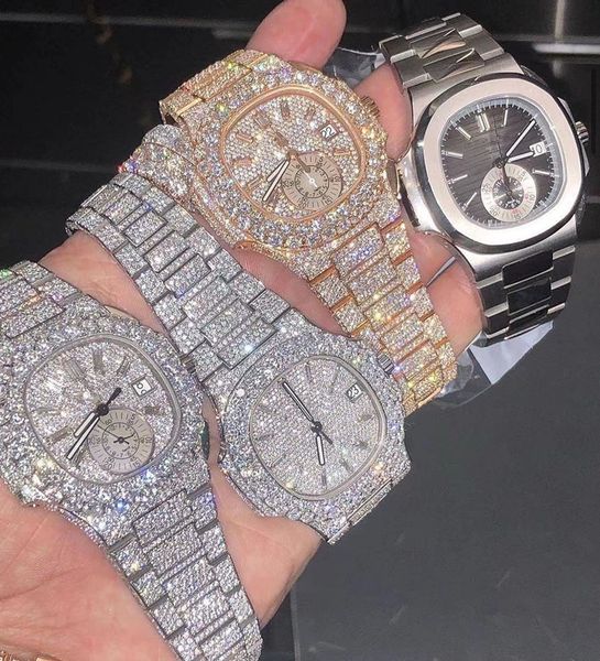 mens luxury watches automatic moissanite iced watch for men movement womens watch men's montre homme diamond watchs wristwatches montre, Slivery;brown
mens luxury watches automatic moissanite iced watch for men movement womens watch men's montre homme diamond watchs wristwatches montre, Slivery;brown